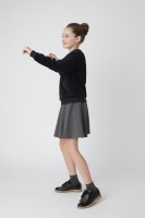 Свитшот велюровый синий Gulliver, школьная форма для девочек  фото, kupilegko.ru